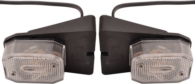 Set van 2 Aspock flexipoint breedtelichten - wit - 50 cm