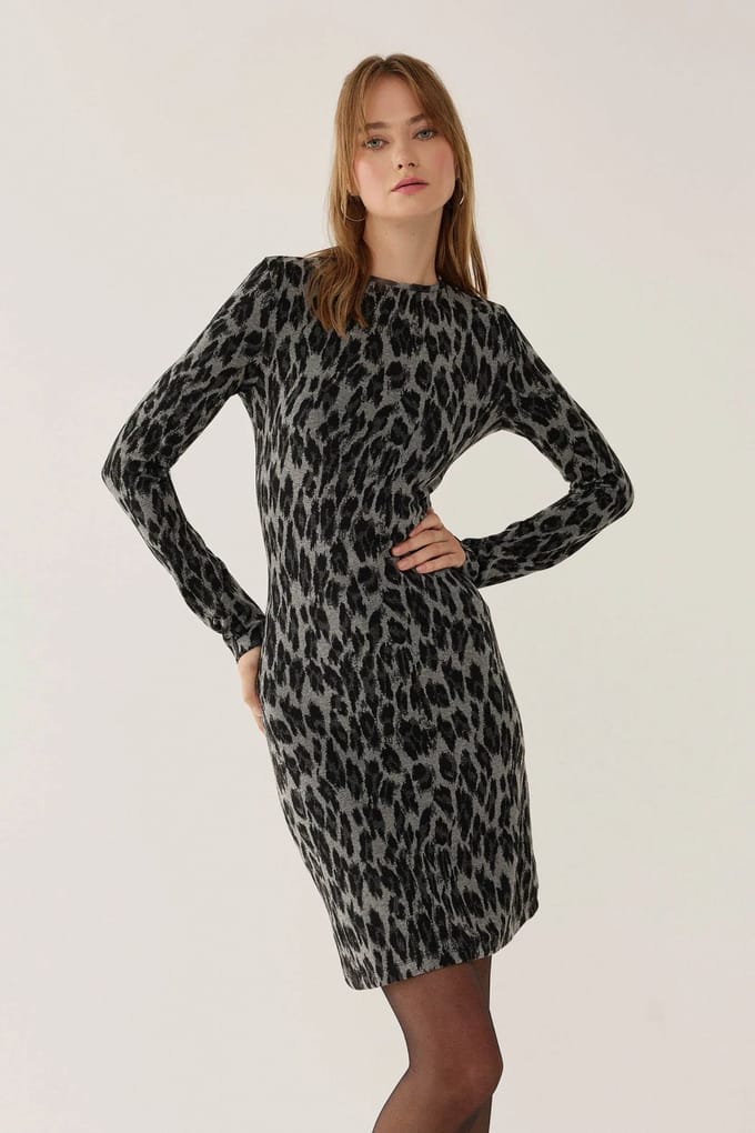 Dierenprint Mini-jurk