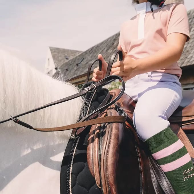 Kentucky Teugelondersteuning met Handlus Working Collection Pony Bruin