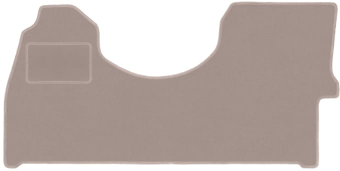 Beige velours vloermatten voor: Volkswagen Crafter bestelbus (2006-2019)