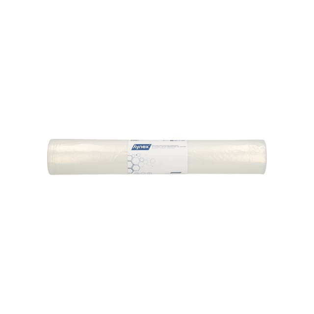 Afvalzak Hynex 70/15x200cm LDPE recycled T80 400L transparant ponsgaten rol à 5 stuks