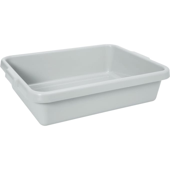 HENDI Afruimbak – met handgrepen – polypropyleen – 555x410x130 mm – grijs