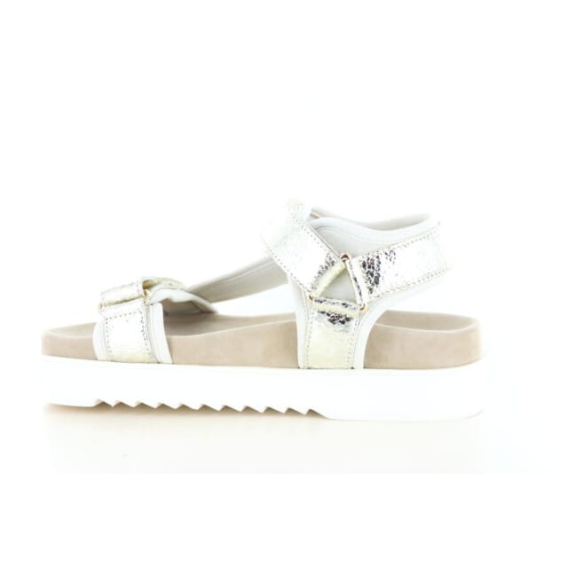 Hartjes Pop Sandale Sandalen Plat - Goudkleur - Maat 43