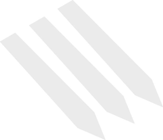 CombiCraft PVC Steeketiketten 140 x 20 mm Wit - 100 stuks