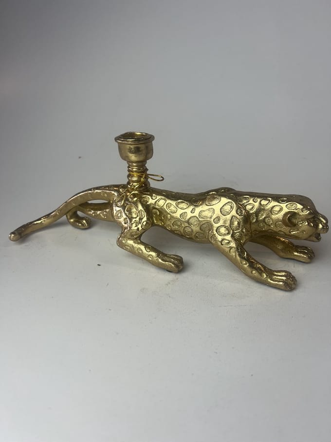 Gouden kandelaar panter