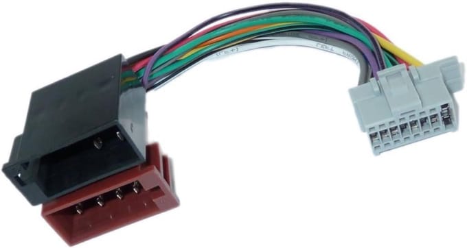 Adapter Universe car radio adapter cable DIN ISO standard plug compatible with Panasonic - ShopVlot