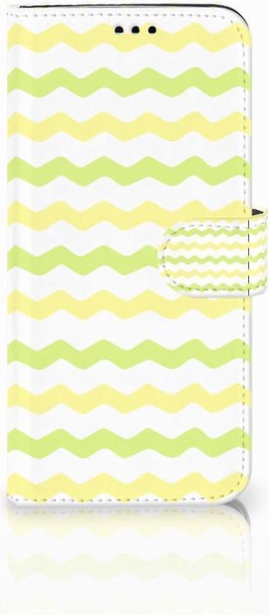 Samsung Galaxy S9 Plus Telefoon Hoesje Waves Yellow