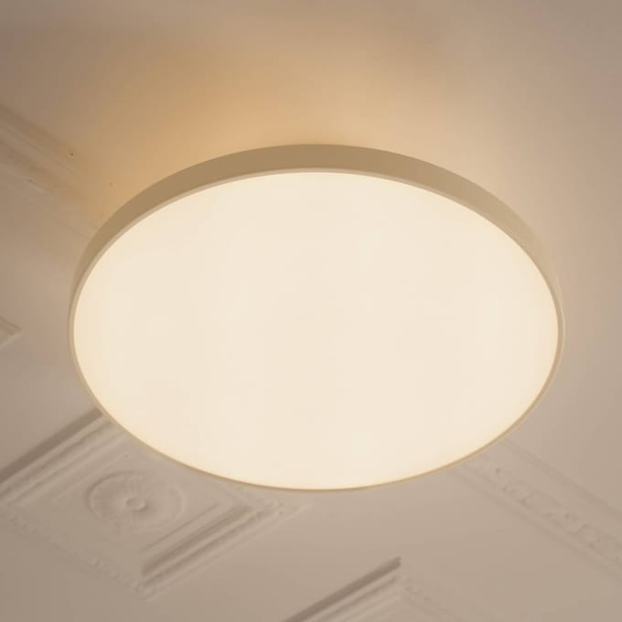 UMAGE LED plafondlamp Asteria UP PLUS, parelwit, Ø 60 cm CCT