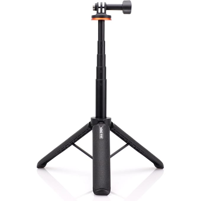 VRIG TP-08 Sportcamera Selfiestick Statiefstandaard Aluminiumlegering 51cm/20.1in Max. Hoogte zwart