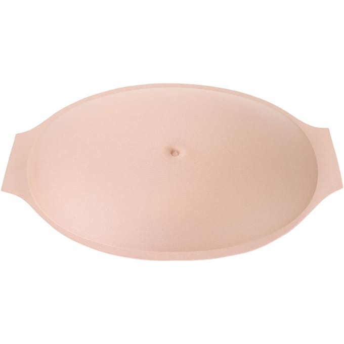 Faux ventre de grossesse rectangulaire respirant et léger pour accessoires beige