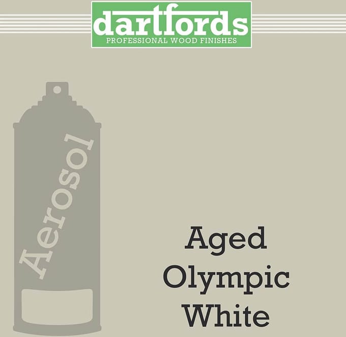 Dartfords FS5109 Nitrocelluloselak Aged Olympic White 400ml spuitbus