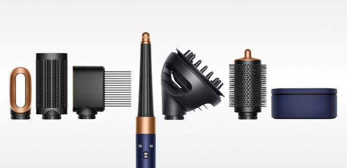 Dyson Airwrap ID™ Multistyler et Sèche-cheveux - Cheveux bouclés à frisés (Bleu de Prusse/Cuivré)