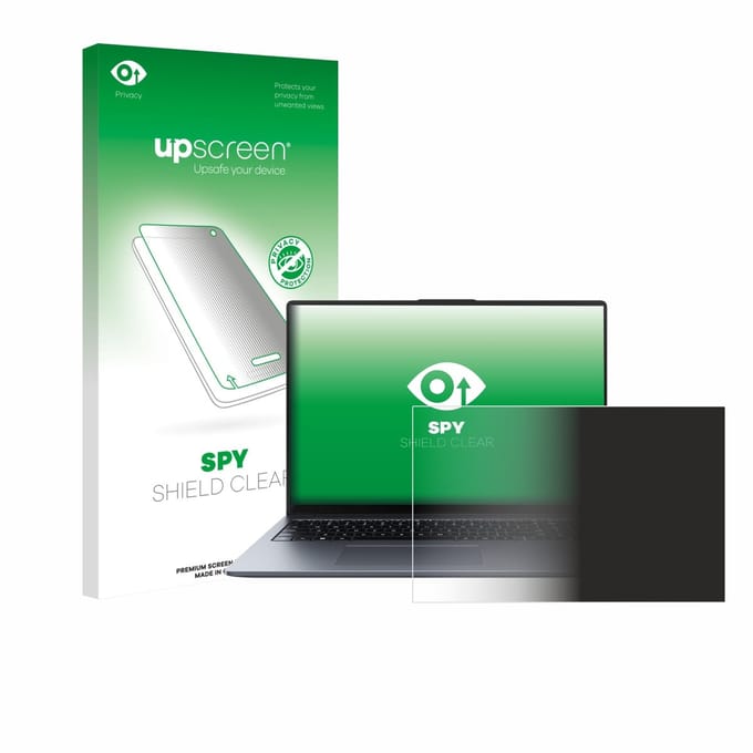 upscreen - privacy screenprotector voor Huawei MateBook D 16 2024 - Folie Beschermfolie Blauwlichtfilter