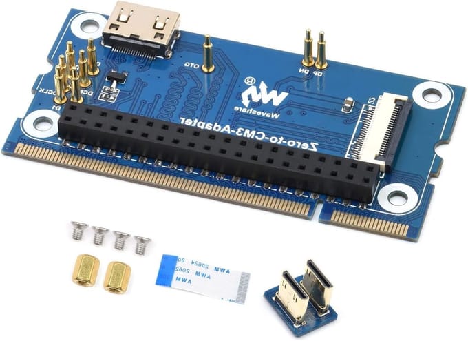 Pi Zero 2W naar CM3 Adapter - Compute Module Adapter - Project Ontwikkeling - Vervangt CM3 Tekorten