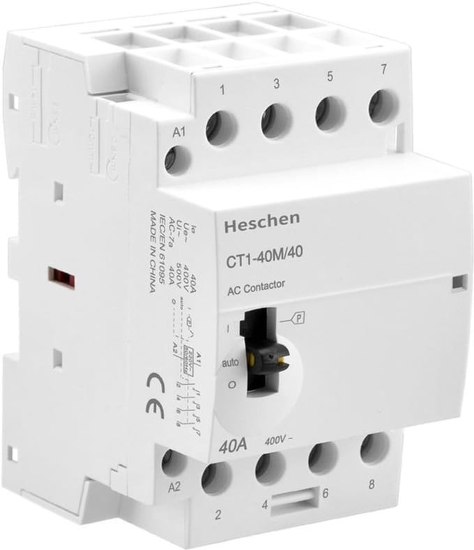 Allecto - Modulaire AC-bescherming - 40A - 4 polen - Handmatige