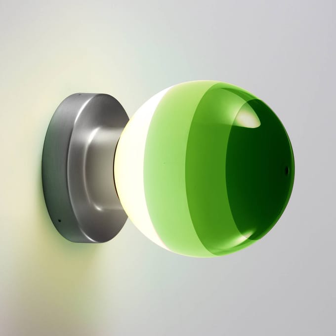 MARSET LED wandlamp Dipping Light A2, groen/grijs