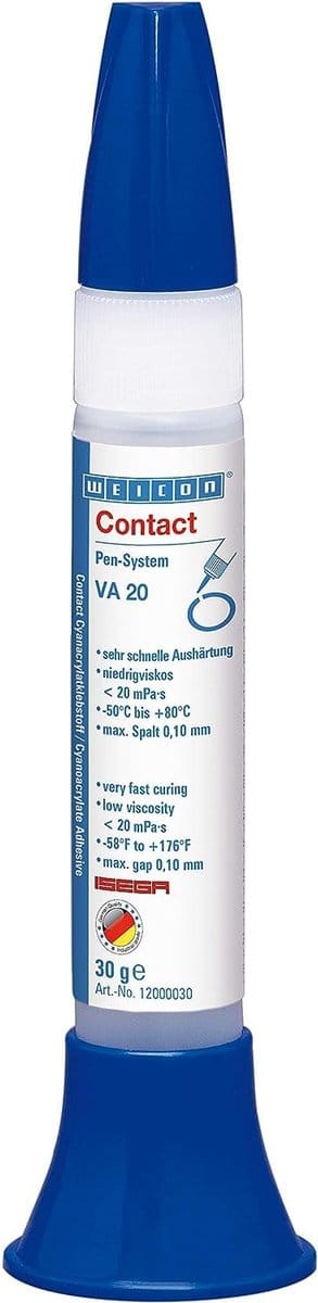 WEICON Contact VA 20 – Cyanoacrylaatlijm 30 g – Kleurloos