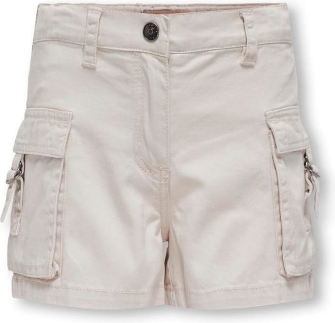 ONLY KOGSTINE CARGO SHORTS OTW Meisjes Broek - Moonbeam - Maat 164