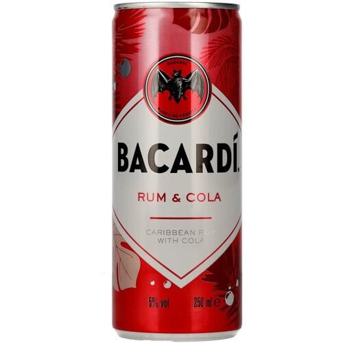 Bacardi Rum & Cola 5% Vol. 0,25l Dose