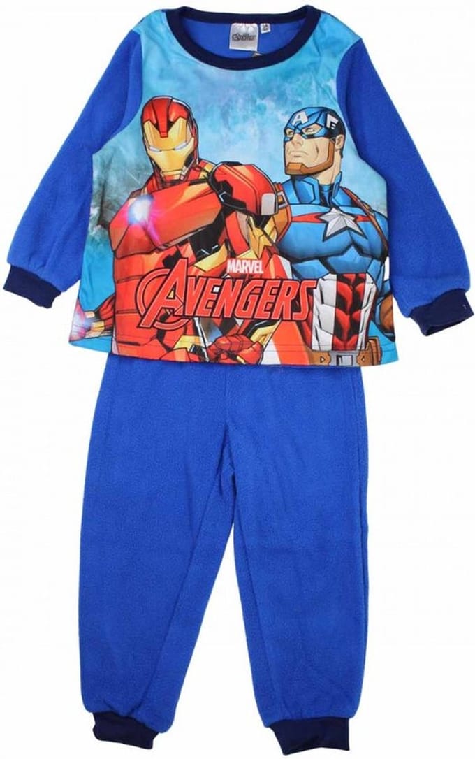 Avengers Fleece pyjama - lichtblauw - maat 98 - 3 jaar