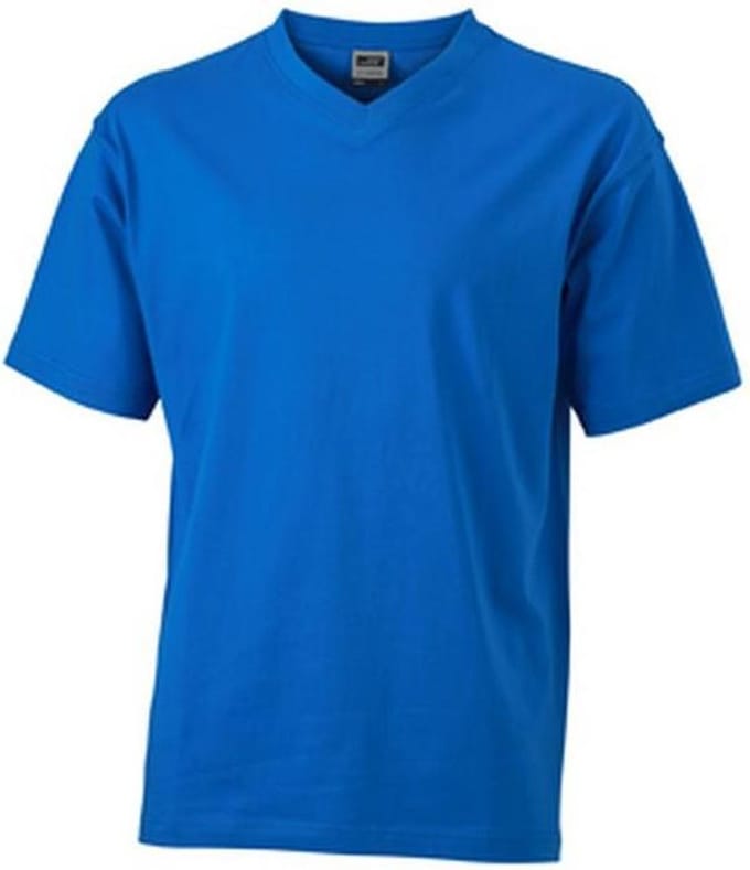 James and Nicholson Heren V Hals Tee (Kobaltblauw)