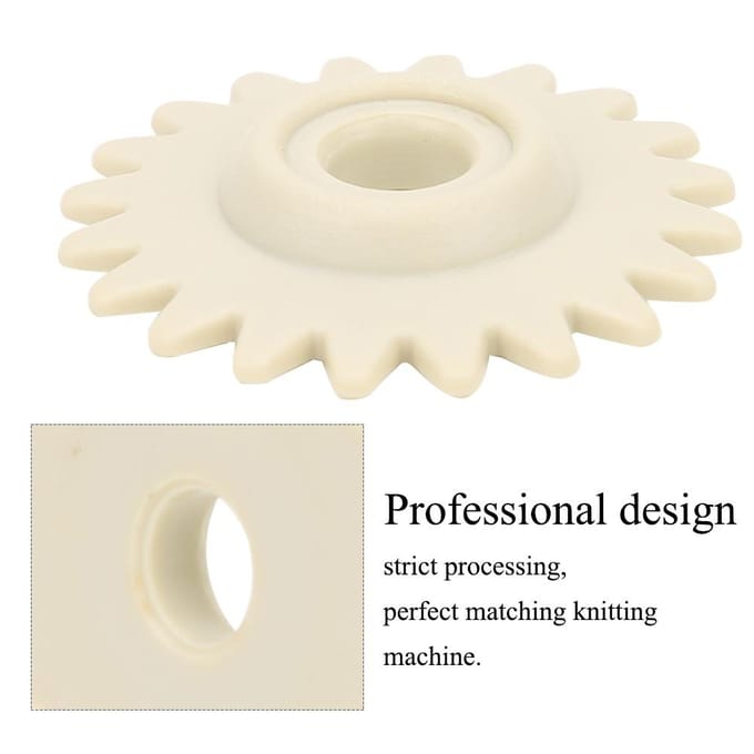 2 stuks Breimachine Tandwiel Reserveonderdelen voor Brother KH868 H821 KH831 KH851 KH910 KH970 white