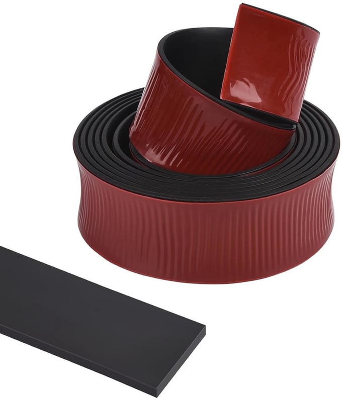 Zelfklevende Neopreen Rubber Strip voor Doe-Het-Zelf Projecten - 3m Flexibele Rubberplaat