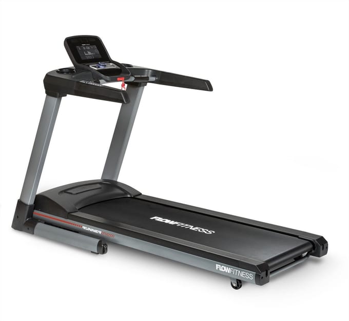Flow Fitness Runner DTM2500 Loopband - Inklapbaar - 20 km/u - 15% Helling - 29 Programma’s - Groot Loopvlak - Thuisgebruik
