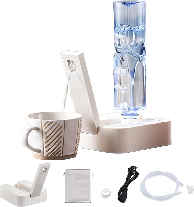 Heetwater Dispenser - Mini Waterkoker - Snel Drankjes Maken - 5 Temperatuur Instellingen - Compact Formaat - Wit