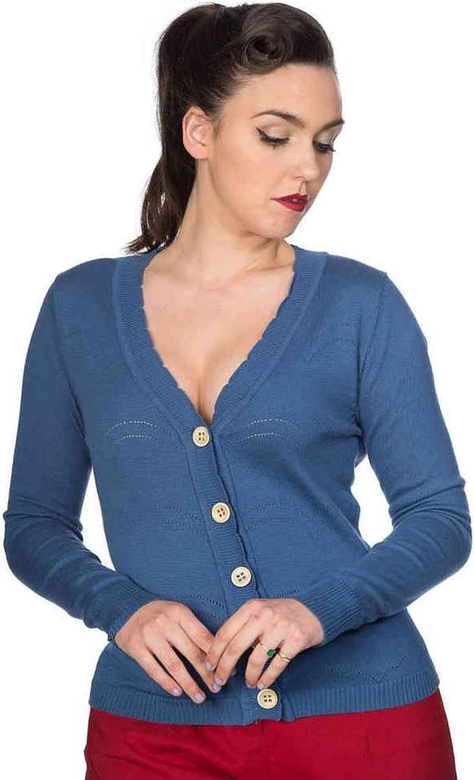 Dancing Days - JUNE Cardigan - XL - Blauw