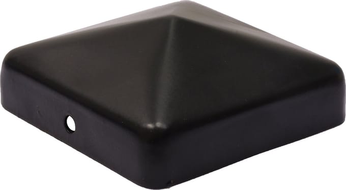 Paalkap Zwart voor 7 x 7 cm Palen | Per Stuk