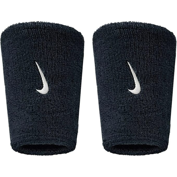 NIKE ACCESSOIRES nike swoosh classic doublewide wristbands 2pk n1012406-010