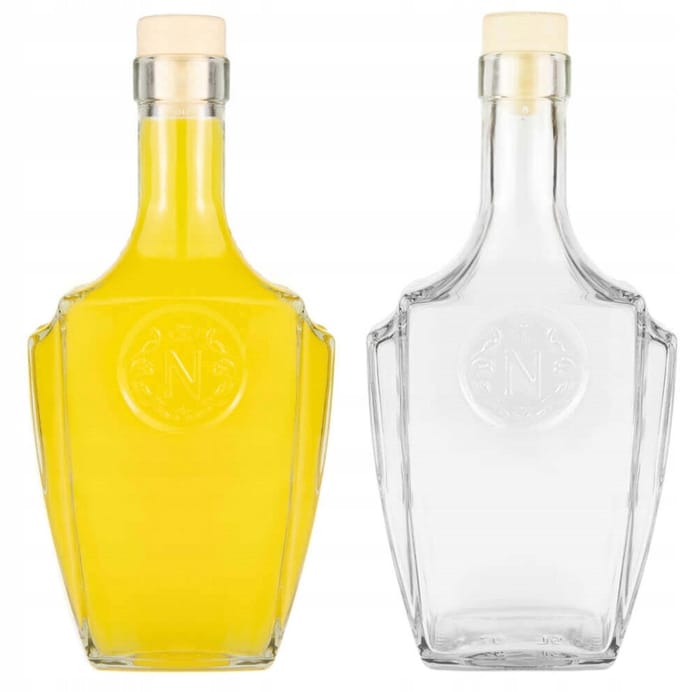 Bimberek Nobel - Alcoholfles - 500ml - Inclusief Kurk - Hoogwaardig Glas