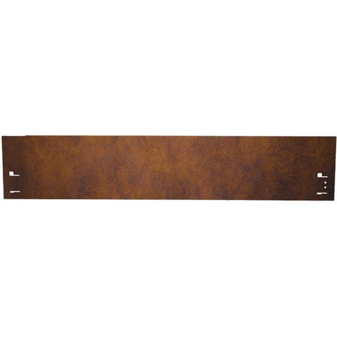 Borderrand Cortenstaal - Kantopsluiting - 120 cm lang, 13,5 cm hoog - Thermisch verzinken