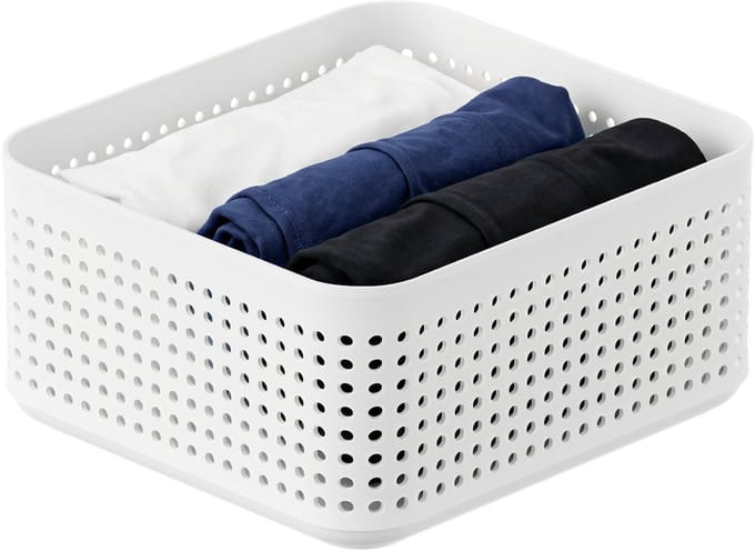 Rotho WOP kledingkast organizer - mand M - wit
