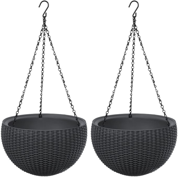 Hangende bloempot Keter Sphere Planter hangpot - 2 stuks