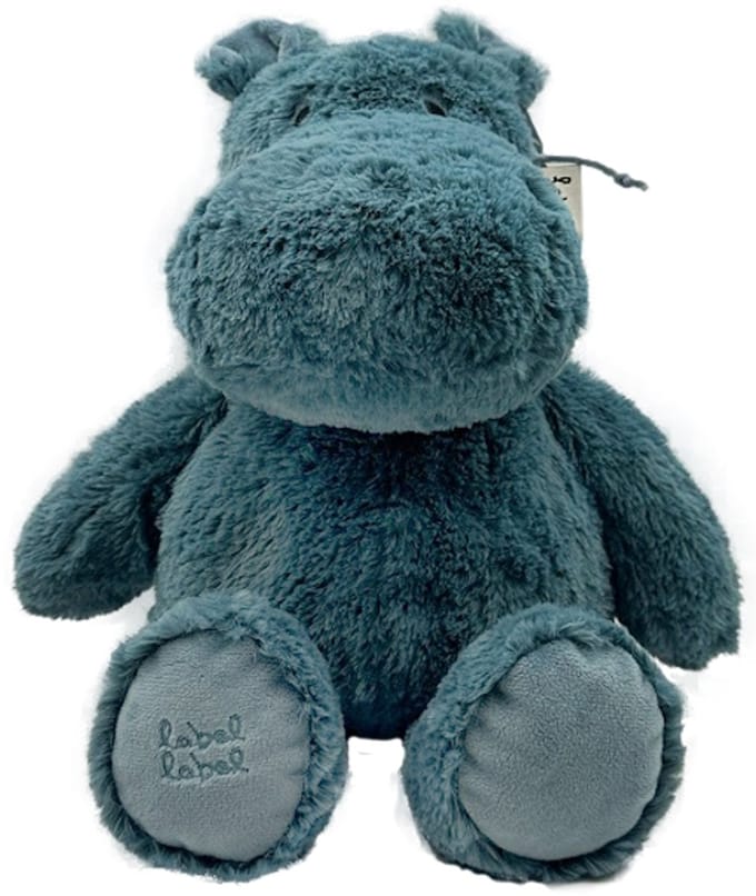 Label Label Hippo Harvey Blauw 26 cm Knuffel