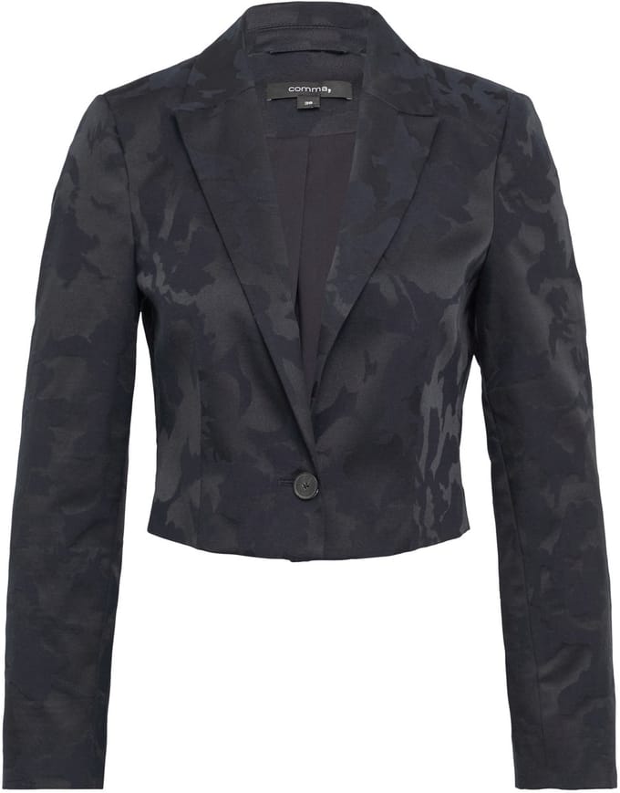 Damesspelblazer van jacquard COMMA