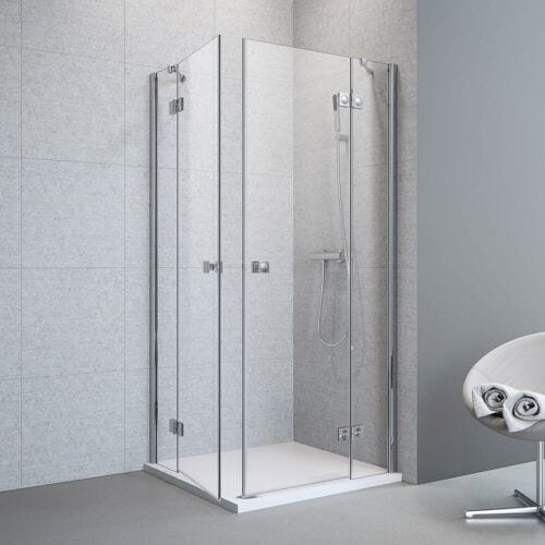 Megabad Profi Collection Planplus corner entry 80 x 80 x 192.8 cm MBPPEES80