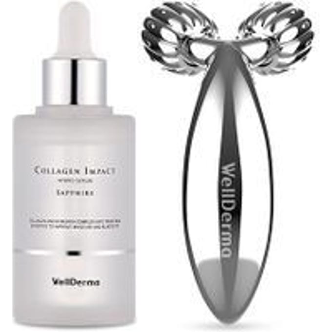 WellDerma - Collagen Beauty Care Serum & Roller Set 2 pcs