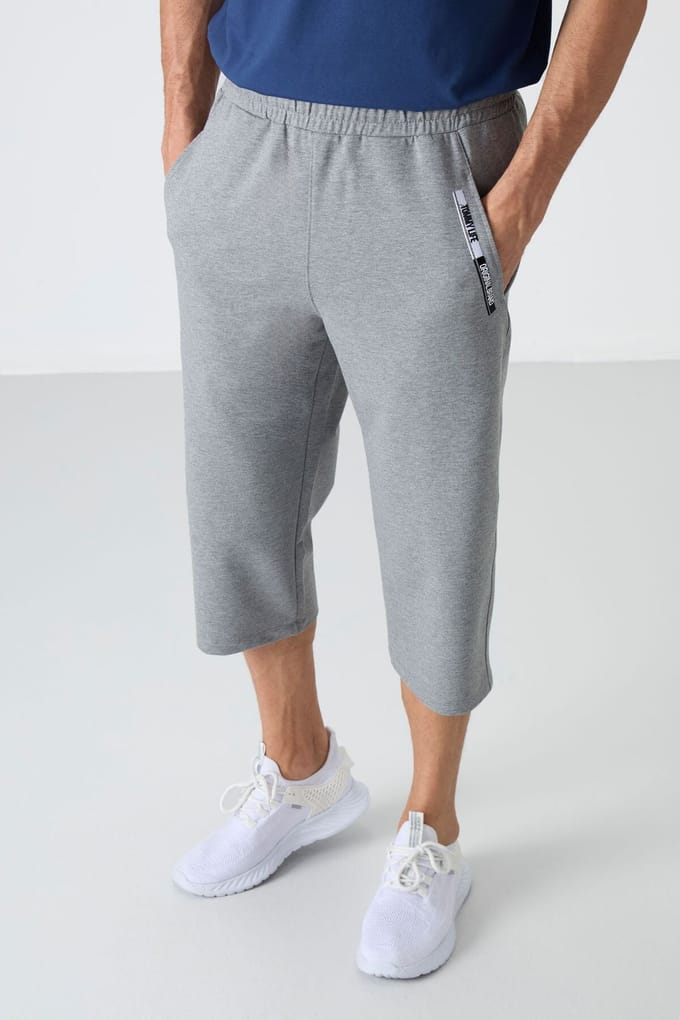 Heren Mid-Waist Capri Shorts