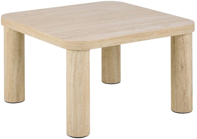 Salontafel Sorell Travertin Beige 60cm - Giga Living