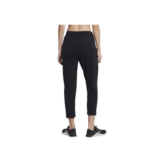 Nike Dri-Fit Série Sports Lifestyle Taille Moyenne Polyvalent Confortable Pantalon de Sport Neuf Points Femme Bas Noir 933437-010 S beige