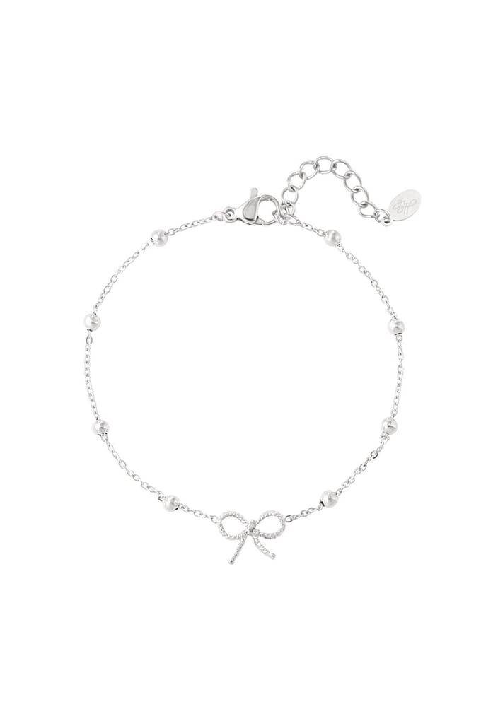 Bijoutheek Armband (Sieraad) Strikje Zilver