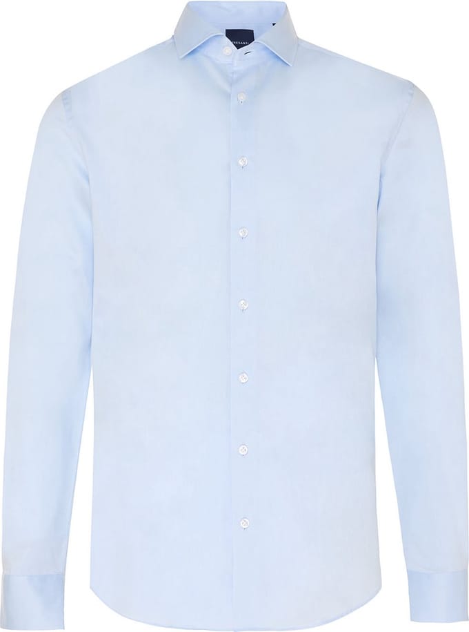 TRESANTI | NOAM I Basic stretch overhemd | Sky Blauw | Size 39