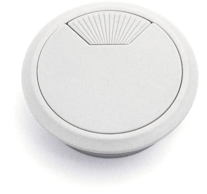 10 stuks SOTECH kabeldoorlaat, kunststof wit, boormaat Ø 59 mm