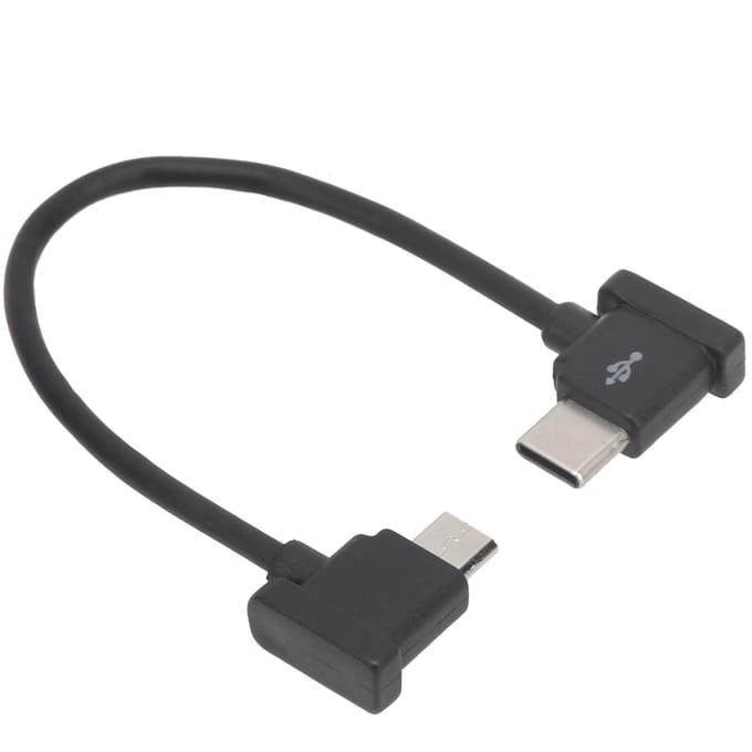 15cm TypeC naar MicroUSB Afstandsbediening Adapterkabel voor Mini 2 Drone Accessoires gray