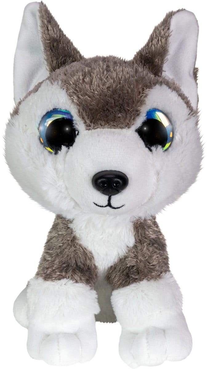 Lumo Stars pluche knuffel wolf Wolfgang 15cm - zachte knuffel speelgoed.