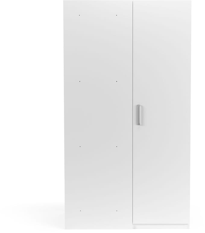 Wasophoogte® Opbergkast - Zijkast voor wasmachine kast - Module K2 - 700(D)*1300(B)*2350(H) mm - Wit