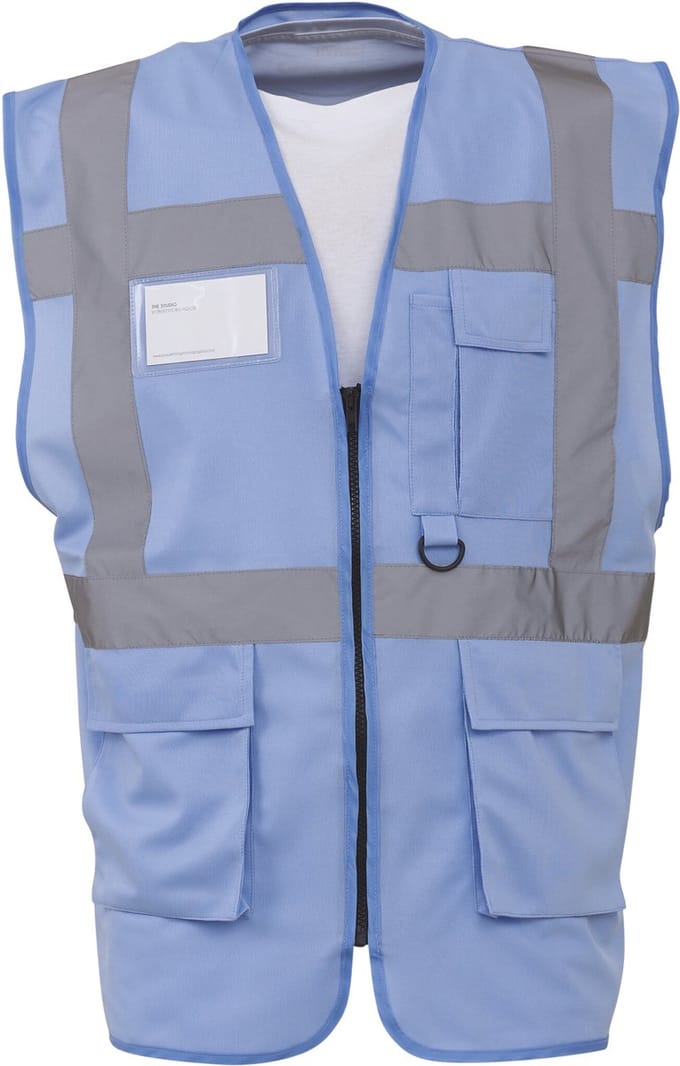 Yoko Signalisatie multifunctioneel executive vest YHVW801 - Sky - S